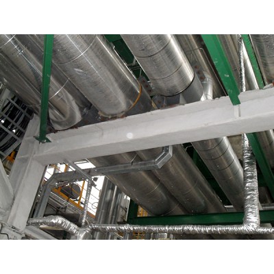 Dual temperature pipe support and hanger